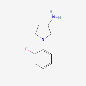 1-(2-Fluorophenyl)pyrrolidin-3-amine
