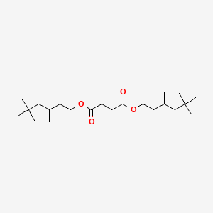 molecular formula C22H42O4 B15175226 Bis(3,5,5-trimethylhexyl) succinate CAS No. 93762-13-1