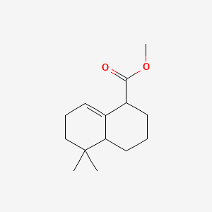 molecular formula C14H22O2 B15175342 Methyl octahydro-5,5-dimethyl-1-naphthoate CAS No. 93840-20-1