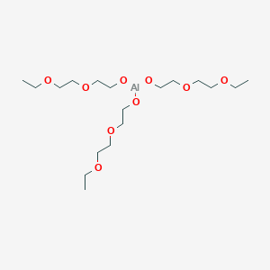 molecular formula C18H39AlO9 B1517537 Aluminum, tris(2-(2-ethoxyethoxy-kappaO)ethanolato-kappaO)- CAS No. 70815-16-6