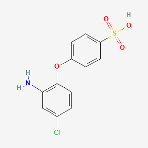 molecular formula C12H10ClNO4S B1517543 2-Amino-4-chlorodiphenylether-4'-sulfonic acid 