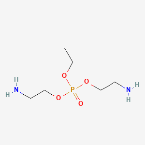 molecular formula C6H17N2O4P B15175431 Bis(2-aminoethyl) ethyl phosphate CAS No. 94134-15-3