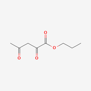 molecular formula C8H12O4 B15175480 Propyl 2,4-dioxovalerate CAS No. 39526-01-7