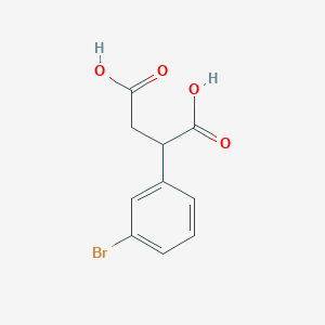 molecular formula C10H9BrO4 B151755 2-(3-溴苯基)琥珀酸 CAS No. 69006-89-9