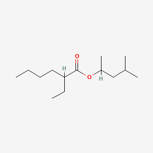 molecular formula C14H28O2 B15175511 1,3-Dimethylbutyl 2-ethylhexanoate CAS No. 85118-39-4