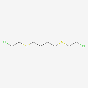 molecular formula C8H16Cl2S2 B15175522 1,4-Bis(2-chloroethylthio)butane CAS No. 142868-93-7