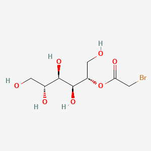 molecular formula C8H15BrO7 B15175542 D-Glucitol 2-(bromoacetate) CAS No. 94199-88-9