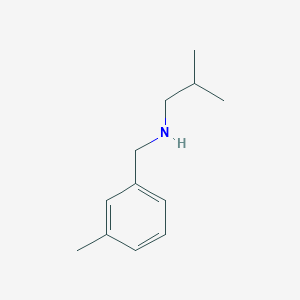 [(3-Methylphenyl)methyl](2-methylpropyl)amine
