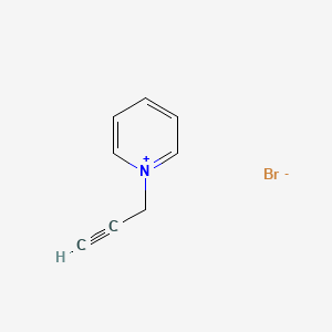 molecular formula C8H8BrN B15175631 1-(2-Propynyl)pyridinium bromide CAS No. 6613-03-2