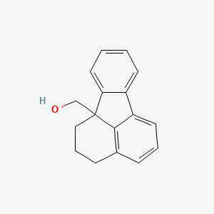 molecular formula C17H16O B15175635 5,6-Dihydrofluoranthene-6a(4H)-methanol CAS No. 26765-68-4