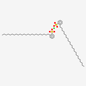 molecular formula C60H106BaO6S2 B15175638 Barium bis(tetracosylbenzenesulphonate) CAS No. 81856-06-6
