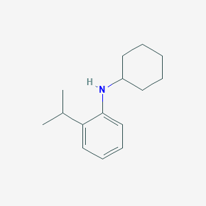 molecular formula C15H23N B1517567 N-cyclohexyl-2-isopropylaniline CAS No. 1036495-44-9