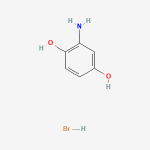 molecular formula C6H8BrNO2 B15175672 2-Aminohydroquinone hydrobromide CAS No. 64158-75-4