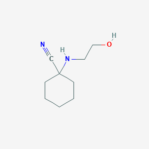 1-(2-Hydroxy-ethylamino)-cyclohexanecarbonitrile