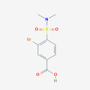 3-Bromo-4-(dimethylsulfamoyl)benzoic acid