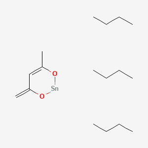 molecular formula C17H36O2Sn B15175707 Tributyl(pentane-2,4-dionato-O,O')tin CAS No. 55410-80-5