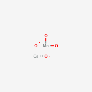 molecular formula CaMnO4 B15175712 calcium;dioxido(dioxo)manganese CAS No. 12049-47-7