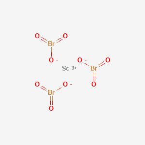 molecular formula Br3O9Sc B15175719 Scandium tribromate CAS No. 15162-94-4
