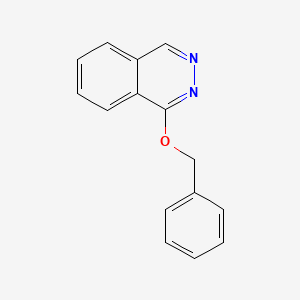 molecular formula C15H12N2O B15175722 Phthalazine, 1-(phenylmethoxy)- CAS No. 149365-44-6