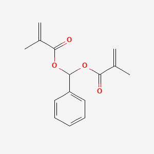 molecular formula C15H16O4 B15175744 Benzylidene bismethacrylate CAS No. 50657-68-6