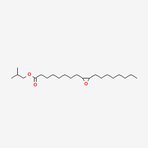 molecular formula C22H42O3 B15175754 Isobutyl 3-octyloxiran-2-octanoate CAS No. 35788-40-0