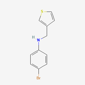 4-bromo-N-(thiophen-3-ylmethyl)aniline