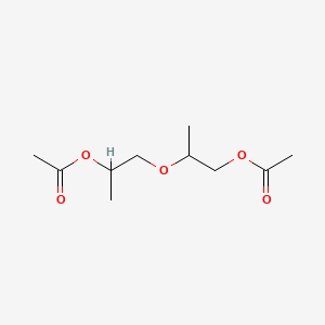 molecular formula C10H18O5 B15175840 Dipropylene glycol, diacetate CAS No. 93858-96-9