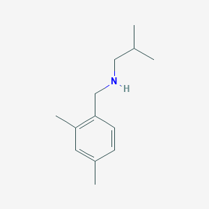 molecular formula C13H21N B1517587 [(2,4-Dimethylphenyl)methyl](2-methylpropyl)amine CAS No. 1019606-02-0