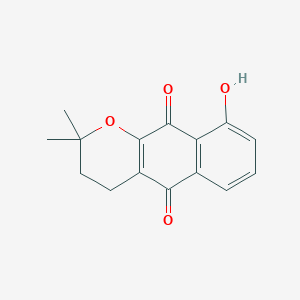 molecular formula C15H14O4 B151759 9-Hydroxy-alpha-lapachone CAS No. 22333-58-0