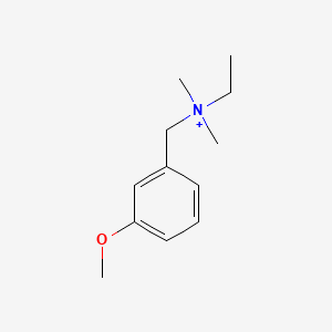 molecular formula C12H20NO+ B15175922 Emilium CAS No. 46338-61-8