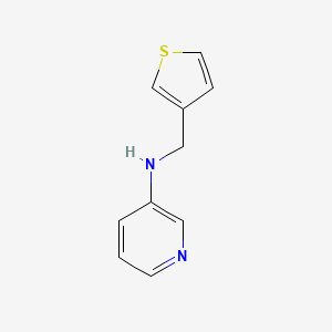 molecular formula C10H10N2S B1517594 N-(thiophen-3-ylmethyl)pyridin-3-amine CAS No. 1019559-79-5