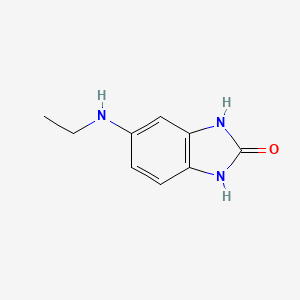 molecular formula C9H11N3O B1517595 2H-Benzimidazol-2-one, 5-(ethylamino)-1,3-dihydro- CAS No. 1038266-62-4