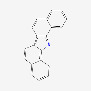 molecular formula C20H13N B15175967 1H-Dibenzo(a,i)carbazole CAS No. 42226-53-9