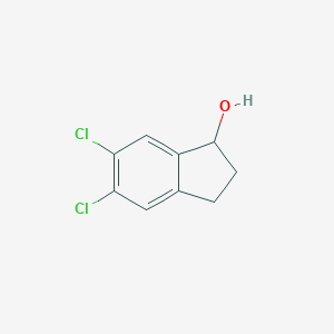 molecular formula C9H8Cl2O B151760 5,6-Dichloro-2,3-dihydro-1H-inden-1-OL CAS No. 130569-31-2
