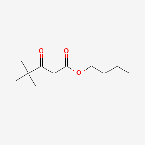 molecular formula C11H20O3 B15176008 Butyl 4,4-dimethyl-3-oxovalerate CAS No. 85614-42-2