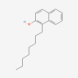 molecular formula C18H24O B15176058 Octyl-2-naphthol CAS No. 31215-05-1