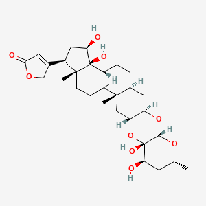 molecular formula C29H42O9 B15176070 Afroside B CAS No. 11002-82-7