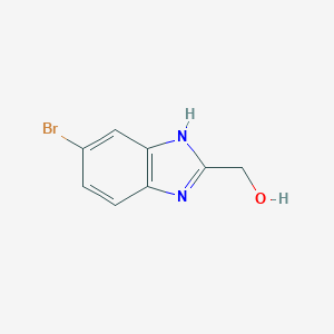 molecular formula C8H7BrN2O B151761 (5-溴-1H-苯并[d]咪唑-2-基)甲醇 CAS No. 540516-28-7