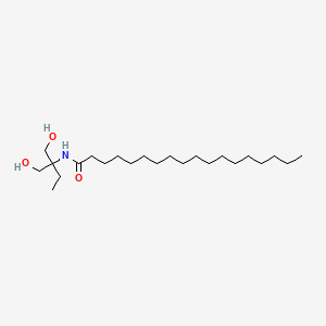 molecular formula C23H47NO3 B15176117 N-(1,1-Bis(hydroxymethyl)propyl)stearamide CAS No. 31977-94-3