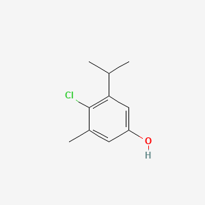 molecular formula C10H13ClO B15176148 4-Chloro-5-isopropyl-m-cresol CAS No. 50992-44-4