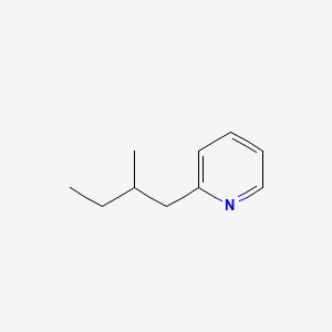 molecular formula C10H15N B15176196 2-(2-Methylbutyl)pyridine CAS No. 79562-37-1