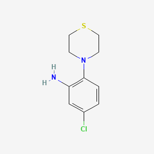 5-Chloro-2-(thiomorpholin-4-yl)aniline