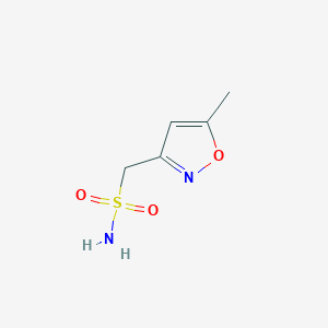 molecular formula C5H8N2O3S B1517621 (5-Methyl-1,2-oxazol-3-yl)methanesulfonamide CAS No. 1042780-11-9