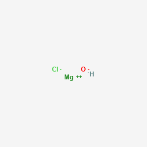 molecular formula ClHMgO B15176212 Magnesium chloride hydroxide (MgCl(OH)) CAS No. 13759-24-5