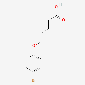 molecular formula C11H13BrO3 B1517629 5-(4-溴苯氧基)戊酸 CAS No. 87411-38-9