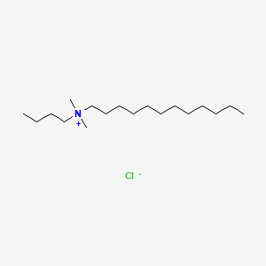 molecular formula C18H40ClN B15176308 Butyldodecyldimethylammonium chloride CAS No. 29481-59-2