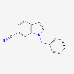 molecular formula C16H12N2 B1517635 1-苄基-1H-吲哚-6-碳腈 CAS No. 1030423-43-8