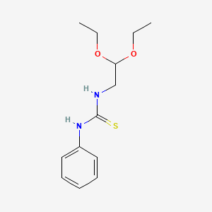 molecular formula C13H20N2O2S B15176367 1-(2,2-Diethoxyethyl)-3-phenylthiourea CAS No. 25373-43-7