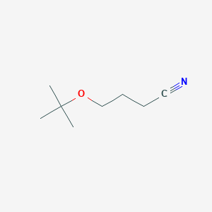 molecular formula C8H15NO B1517637 4-(叔丁氧基)丁腈 CAS No. 33563-86-9