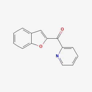 molecular formula C14H9NO2 B1517640 2-(1-Benzofuran-2-carbonyl)pyridine CAS No. 17557-42-5